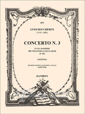 Concerto no. 3 in sol maggiore per violoncello solo e archi G. 480